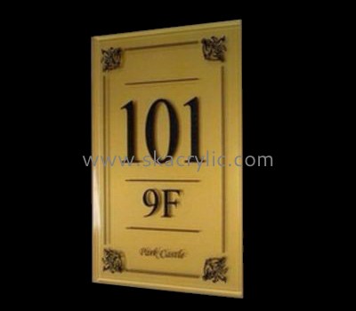 Acrylic manufacturers china customized arcylic signage room door signs BS-145