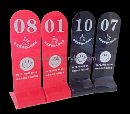 Customized acrylic acrylic signs number sign table number sign BS-050