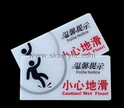 Hot sale acrylic sign board restaurant sign board designs warning sign BS-034