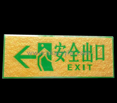 Factory wholesale acrylic warning sign in hotels BS-020