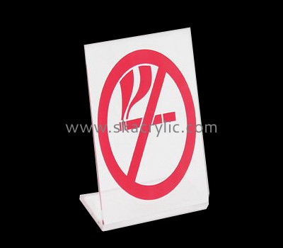 Custom design acrylic no smoking sign board BS-015