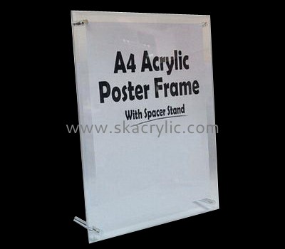 Factory wholesale free standing acrylic photo frame BS-007