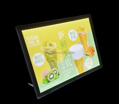 Custom acrylic milk tea shop countertop sign SH-716