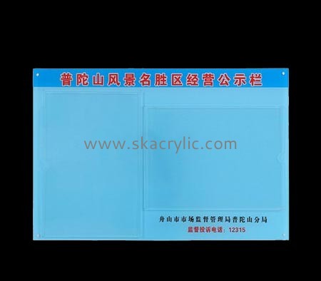 Custom wall acrylic sign display board SH-654