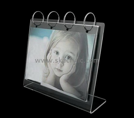 Custom table top clear acrylic frame SH-610