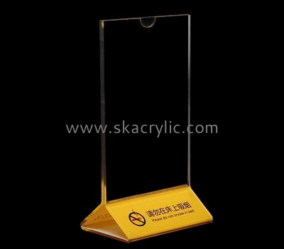 Table top clear acrylic sign holder SH-600