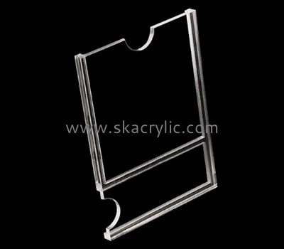 Bespoke clear acrylic price sign SH-578