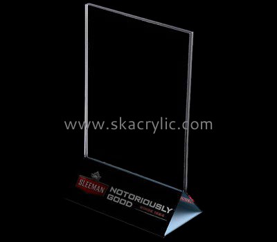 Bespoke acrylic table sign holders SH-554