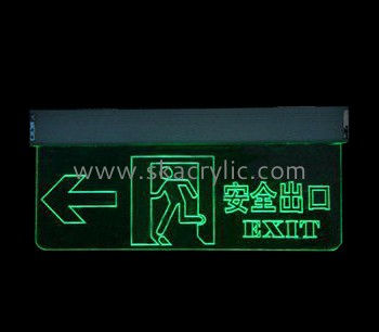 Bespoke acrylic exit sign SH-530