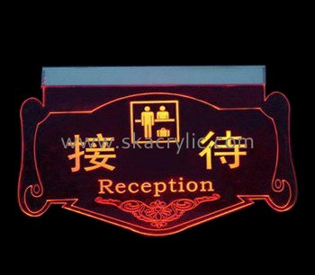 Bespoke acrylic reception sign SH-529