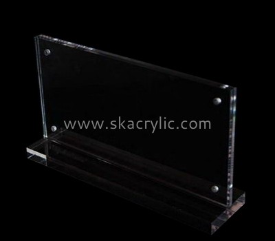 Customized clear plastic menu holders SH-285