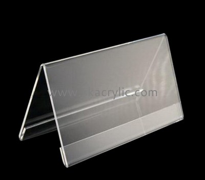 Acrylic factory customize reserved table sign holders plastic table stand SH-242