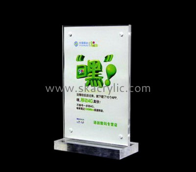 Plexiglass manufacturer wholesale custom plastic table signs SH-231