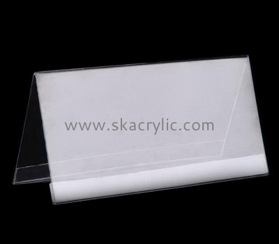 Acrylic company customize acrylic counter top display reserved sign holders SH-213