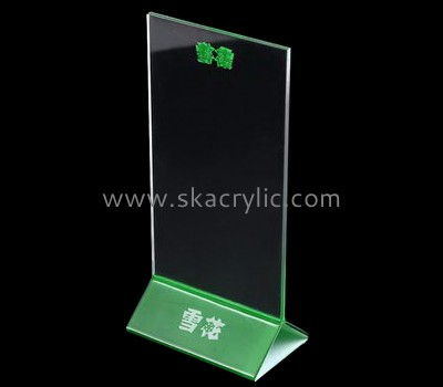 Bespoke clear acrylic sign holders 8.5 x 11 SH-521