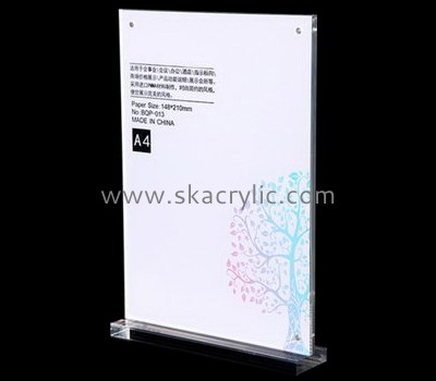 Bespoke acrylic 11x17 sign holder SH-498