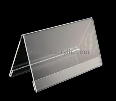 Bespoke V shape acrylic table display stands SH-481