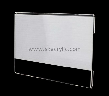 Bespoke clear acrylic price tag holder SH-405