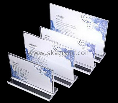 Customized clear acrylic sign holder SH-361