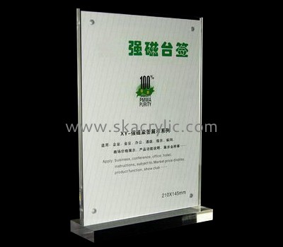 Customized acrylic sign display holders SH-360