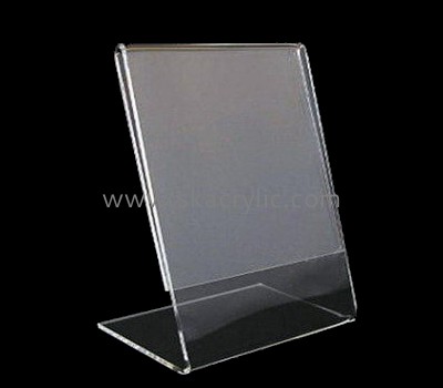 Customized clear 8.5 x 11 acrylic sign holder SH-332