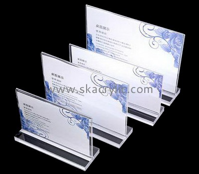 Customized acrylic countertop sign holder SH-322