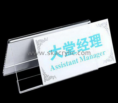 Acrylic plastic supplier customize and wholesale restaurant sign holders stand SH-174