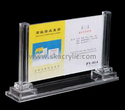 Acrylic manufacturers china customize clear acrylic plastic a frame sign stand SH-152