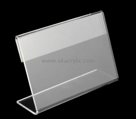 Display manufacturers customize plastic lucite sign display SH-139