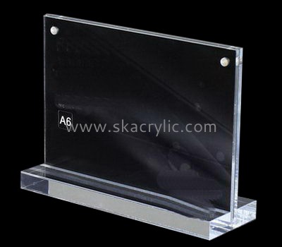 Lucite suppliers customize acrylic table sign a frame poster holders SH-138