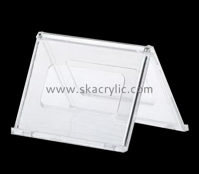 Custom acrylic tabletop sign stands acrylic poster frames sign holders for retail stores SH-117