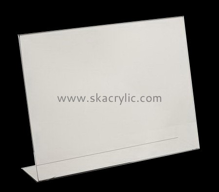 Factory direct sale acrylic table top poster display large sign holders acrylic sign frames SH-110