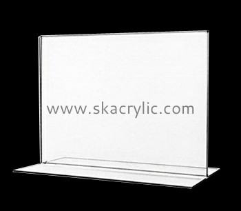 Custom design acrylic sign display stand acrylic table display stands SH-101