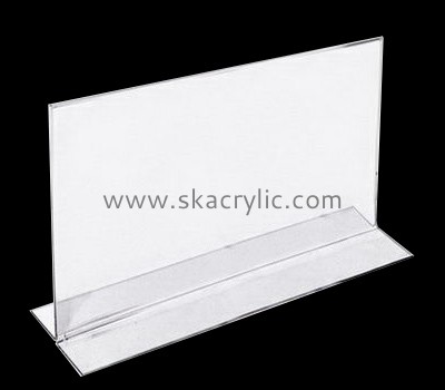 Custom design acrylic sign displays plastic display signs acrylic signage holders SH-100