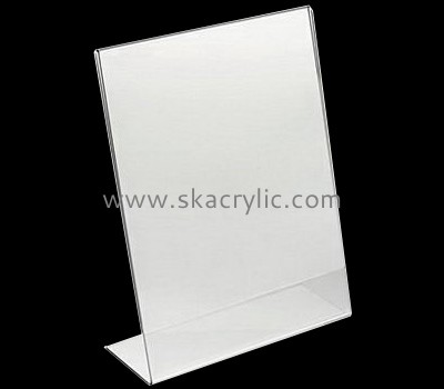 Custom acrylic frame holder stand acrylic table sign holders 11x17 sign holder SH-089