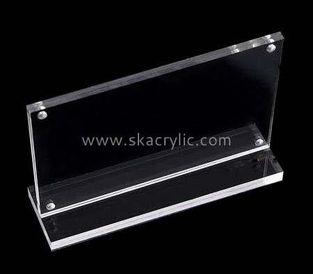 Factory direct sale acrylic table top stands acrylic display signs plexiglass display stand SH-064