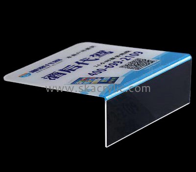 Supplying acrylic plastic sign stands acrylic sign stand countertop sign holder SH-051