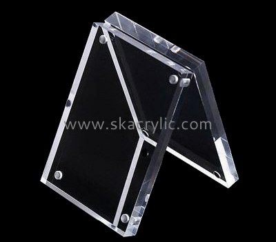 Customized small sign holder plastic holders acrylic plastic signs SH-050