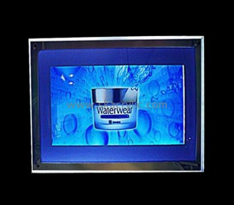 Custom design a4 acrylic sign holder led sign holder SH-024