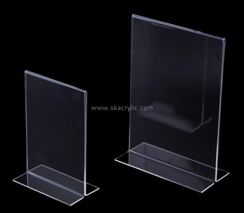 Factory wholesale transparent acrylic sign holder SH-003