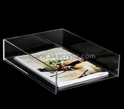 Customize acrylic clear file holder BH-1646