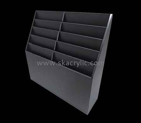 Customize lucite multi pocket brochure holder BH-1565