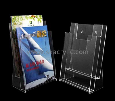 Customize plexiglass two tier brochure holder BH-1552