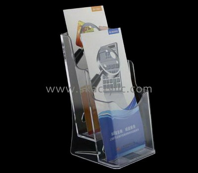 Customize lucite 2 tier brochure holder BH-1451