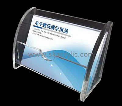 Customize acrylic unique business card holders BH-1370