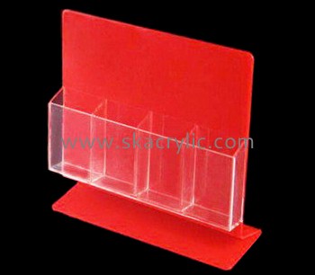 Customize acrylic 4 pocket brochure holder BH-1346