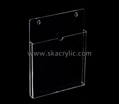 Customize lucite wall mounted literature holder BH-1315