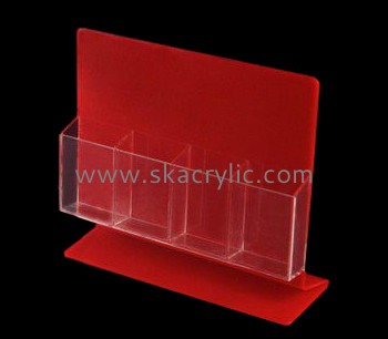 Customize red acrylic brochure holders BH-1302