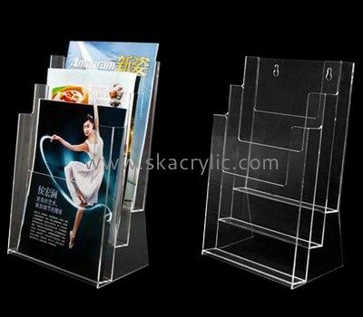 Customize clear plastic brochure holder BH-1279