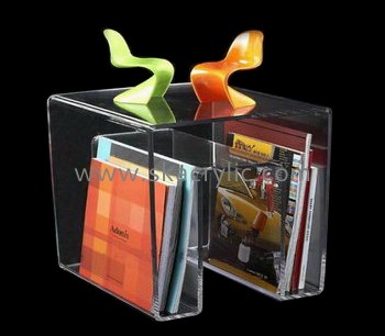 Customize acrylic clear magazine holder BH-1269